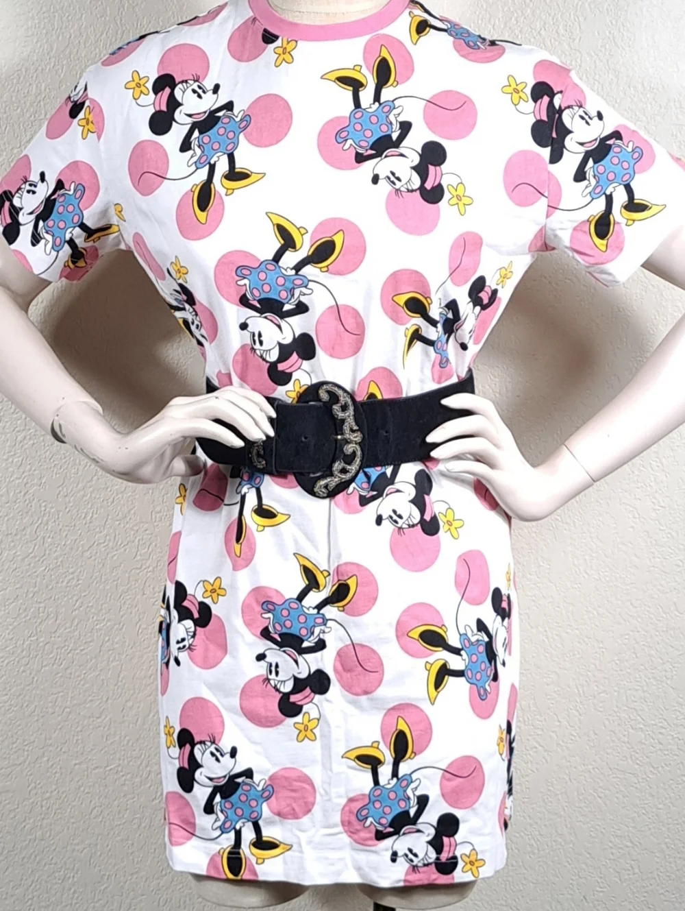 minnie mouse t shirt dress Disney Minnie Mouse Embossed Burgundy T-Shirt Dress (Exclusive)